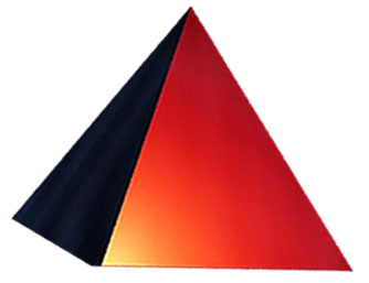 orange pyramid
